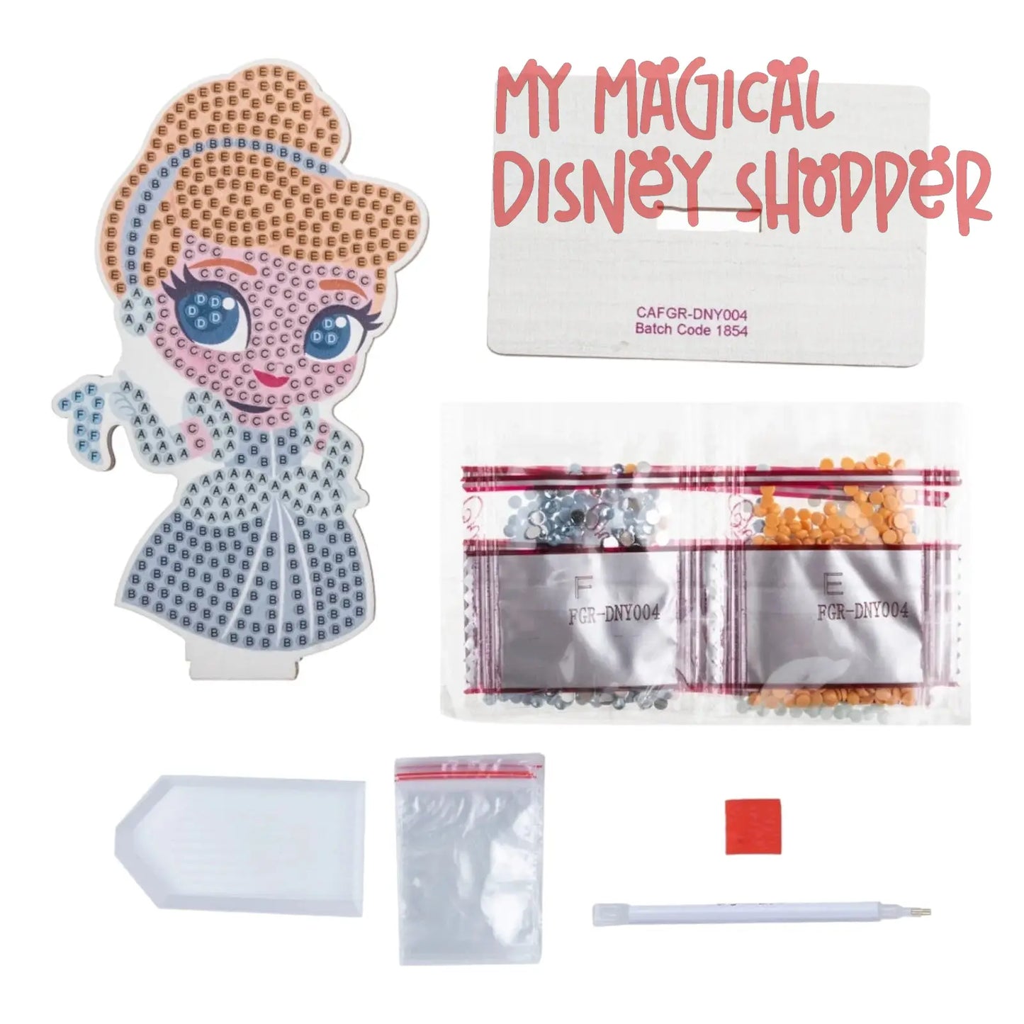 Diamond Dots Disney Cinderella Diamond Figure Kit