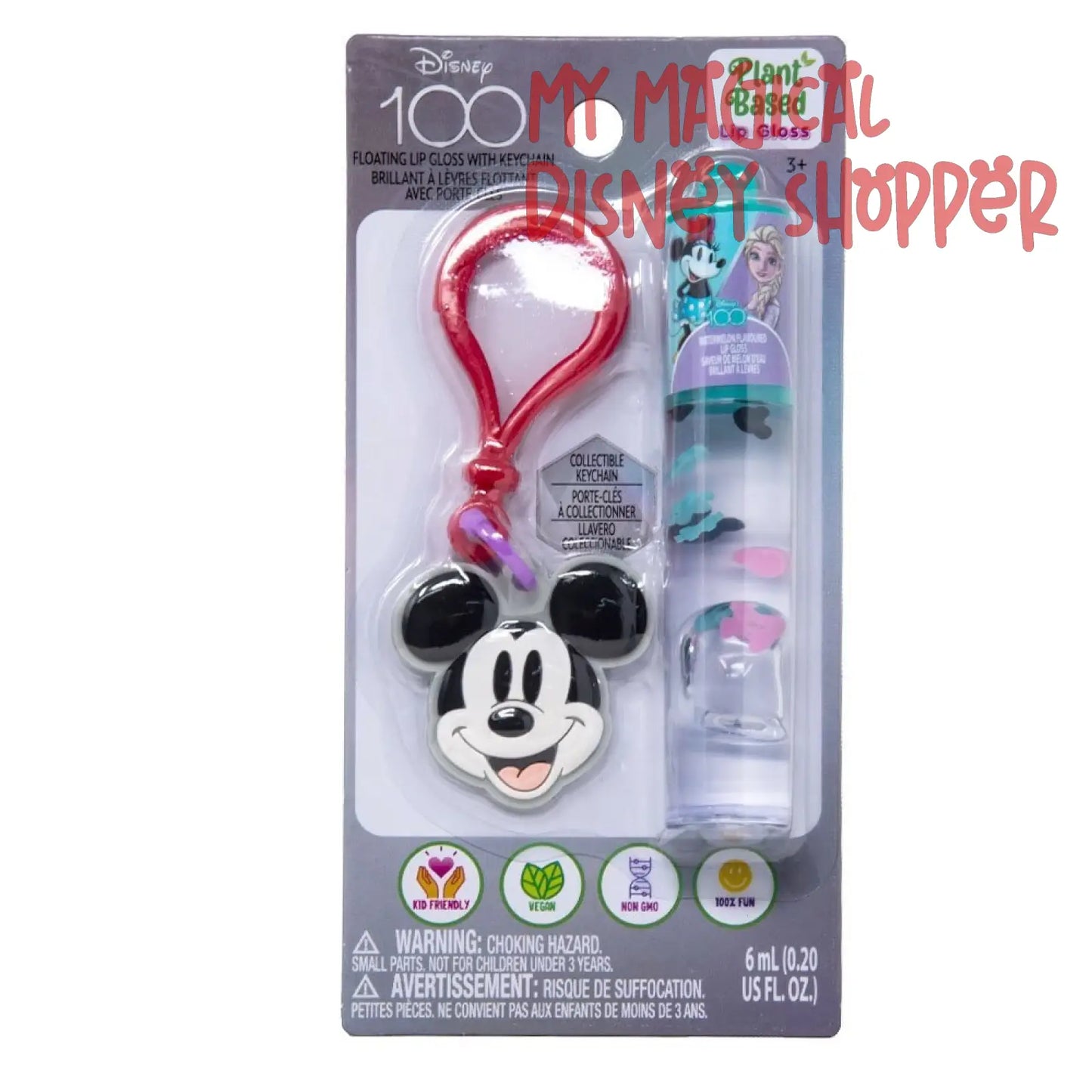 Mickey Mouse Lip Gloss Keychain