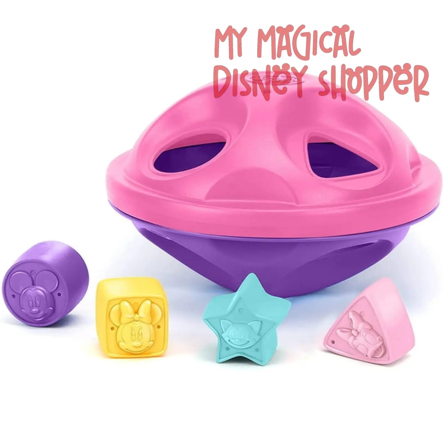 Disney Baby Minnie Mouse & Friends Shape Sorter – Pink 🎀🧸✨