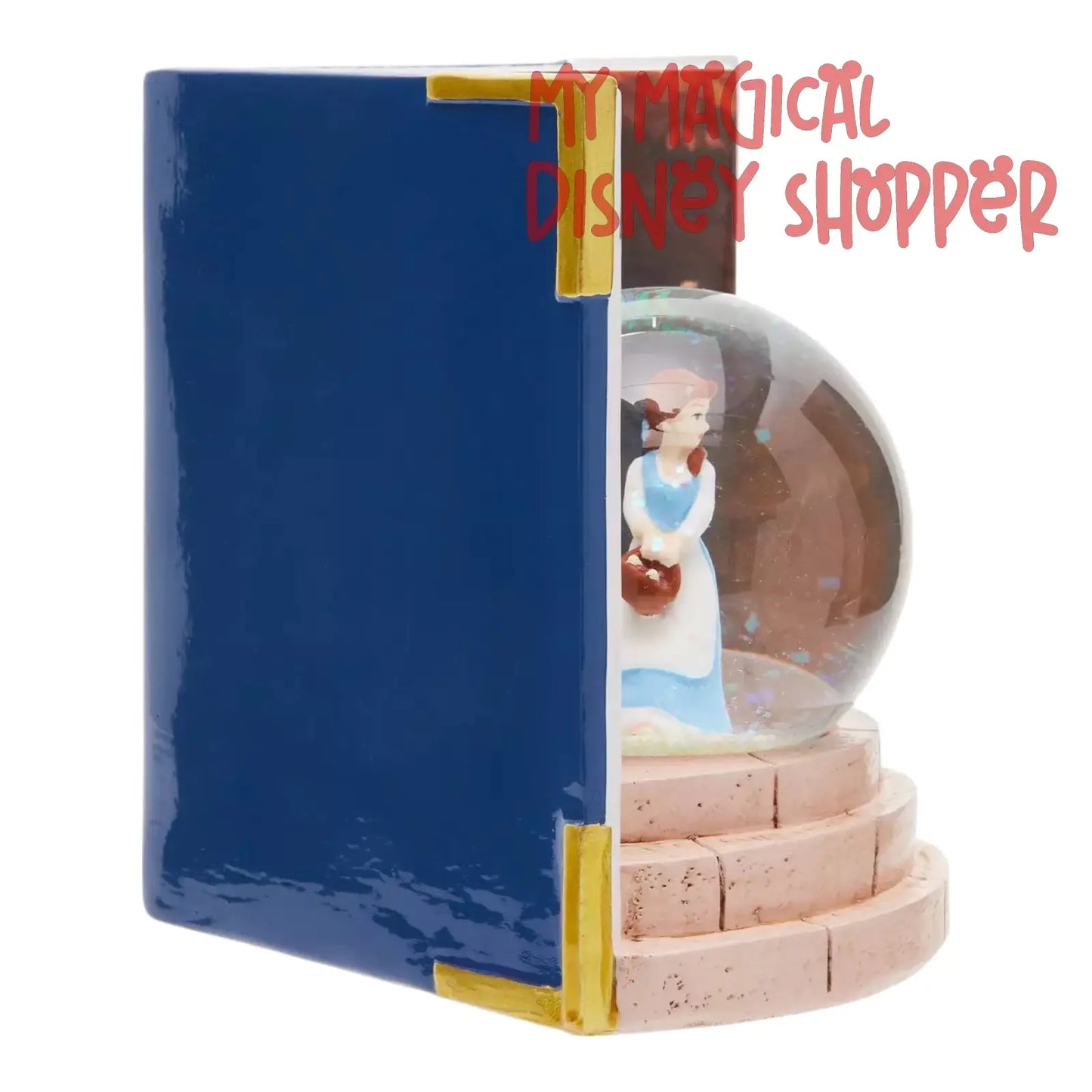 Disney Beauty and The Beast Belle Storybook Snow Globe