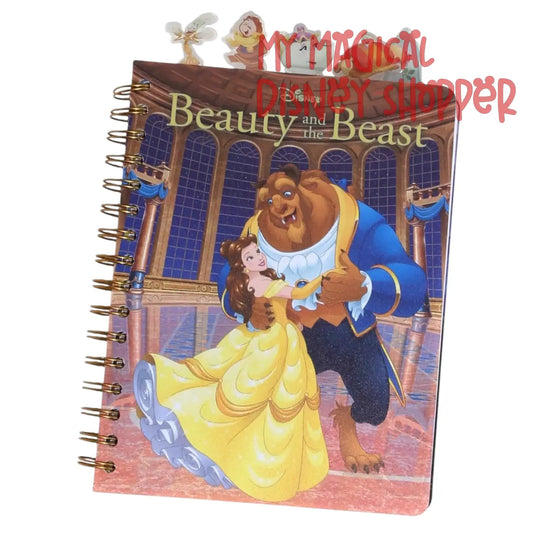 Disney Beauty and the Beast VHS Cover Figural Tab Journal