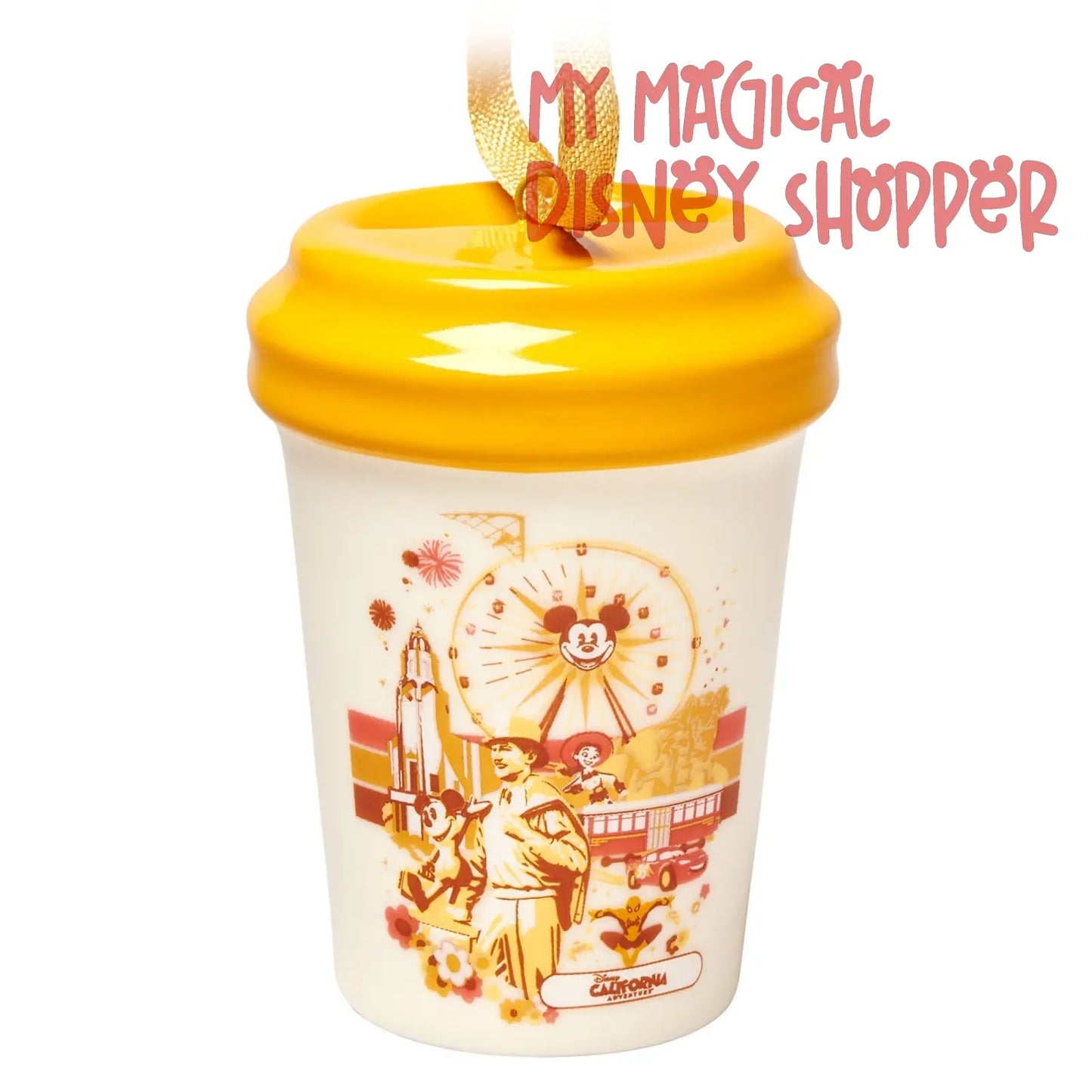 Disney California Adventure Starbucks Cup Ornament