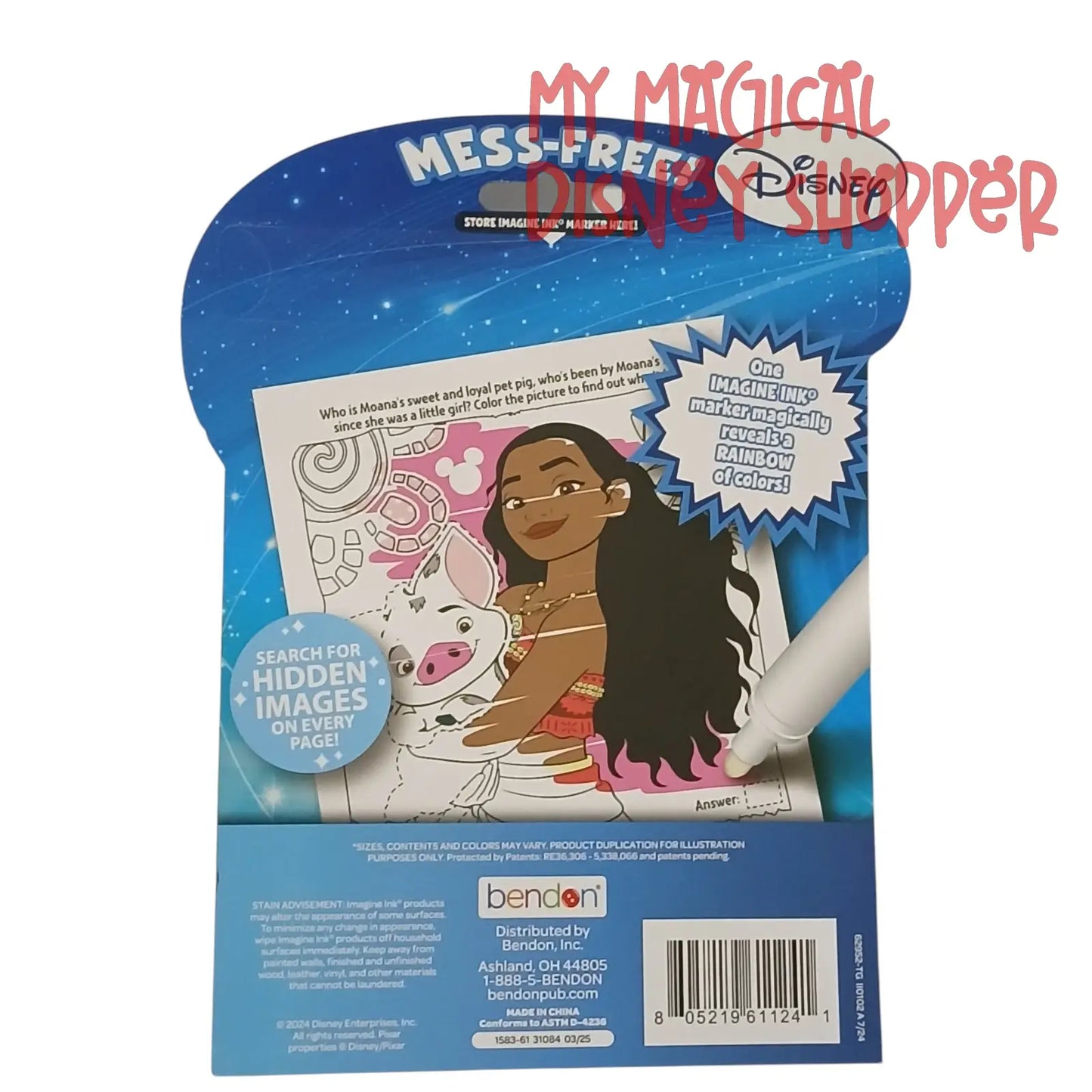 Disney Characters Imagine Ink Coloring Book ✨🖍️🏰