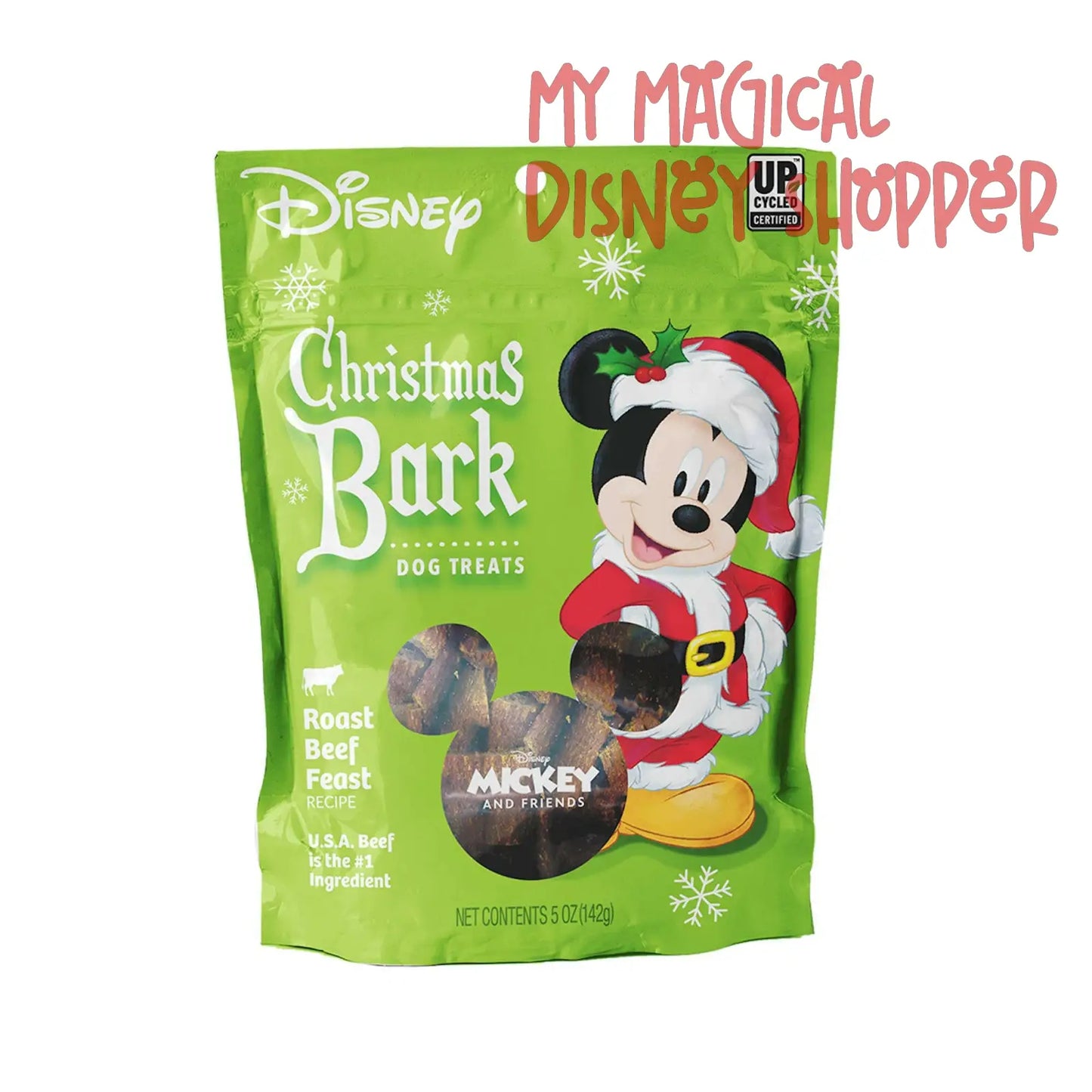 Disney Christmas Roast Beef Recipe Dog Treats - 5 oz