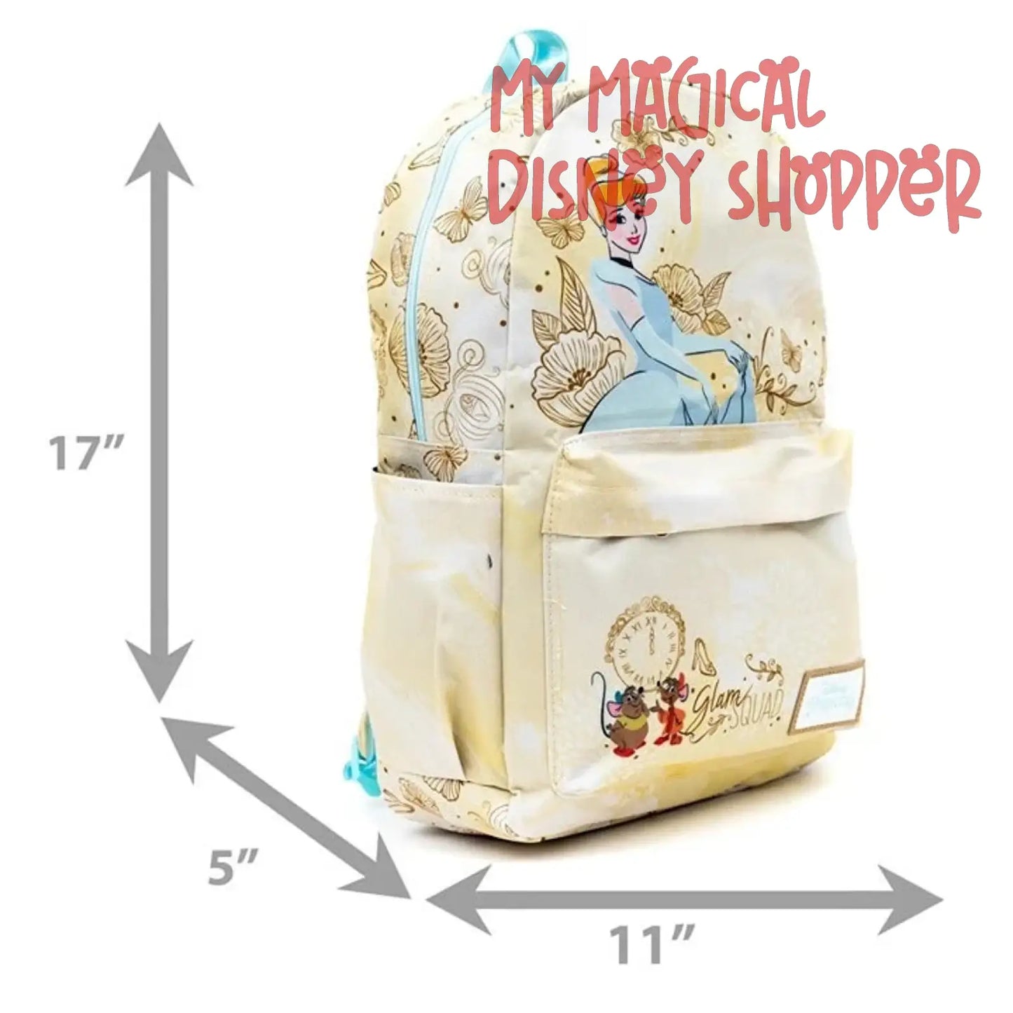 Disney Cinderella 17" Full Size Nylon Backpack