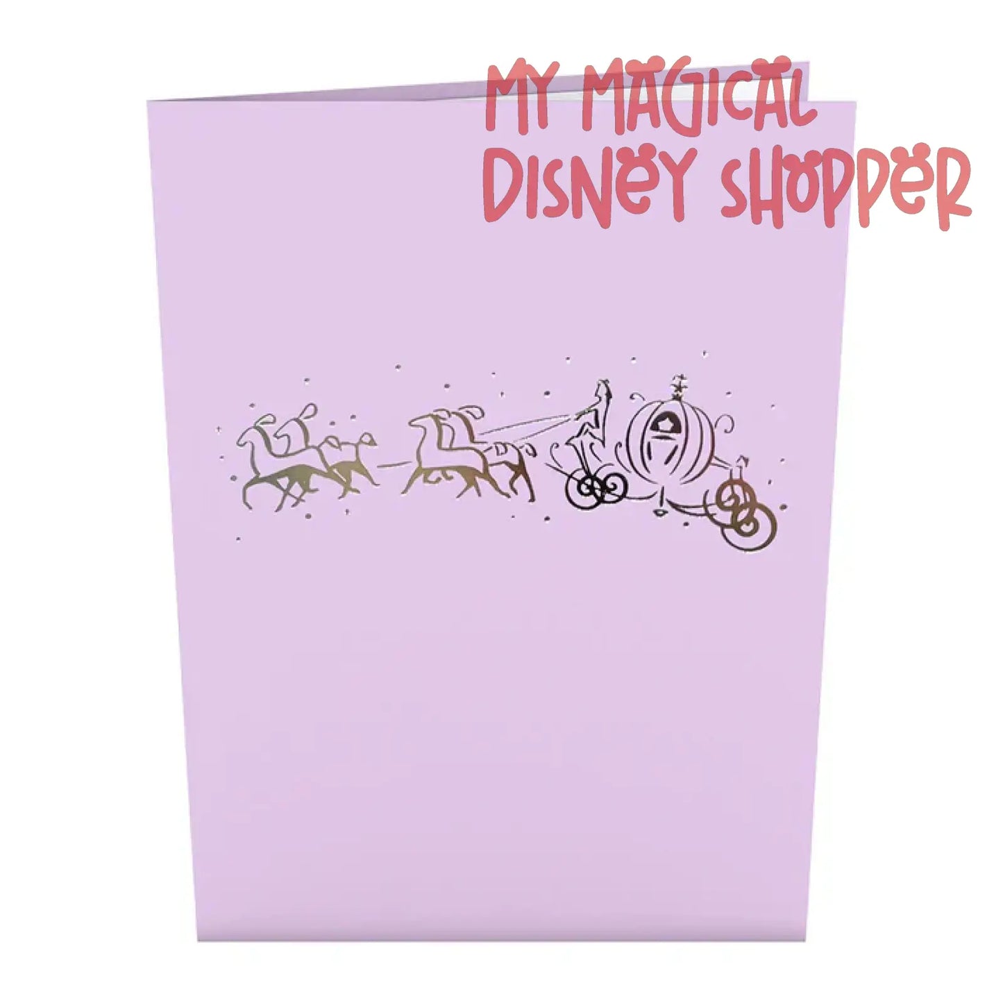 Disney Cinderella's Castle Pop-Up Card