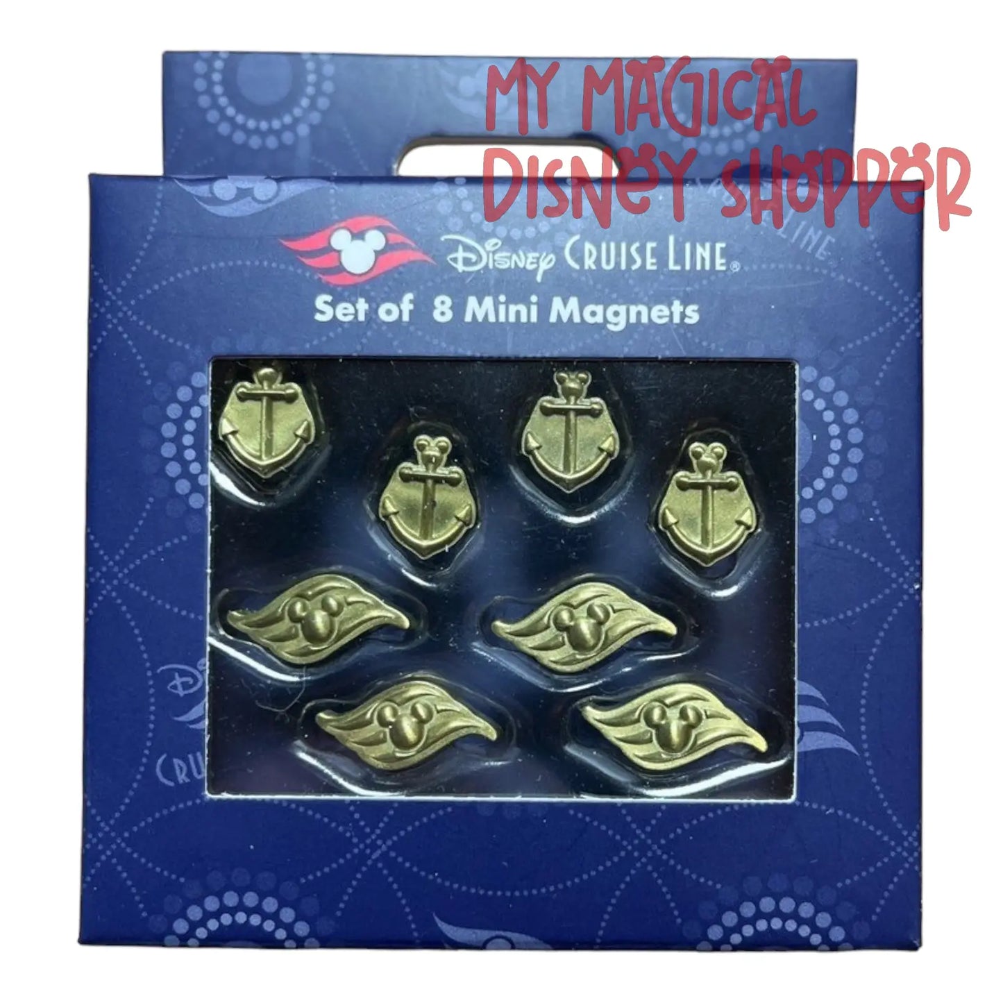 Disney Cruise Line 8 Mini Magnets