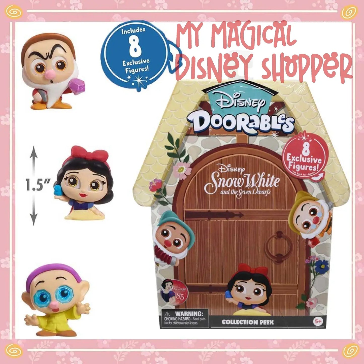 Disney Doorables Snow White Collection Peek Toy