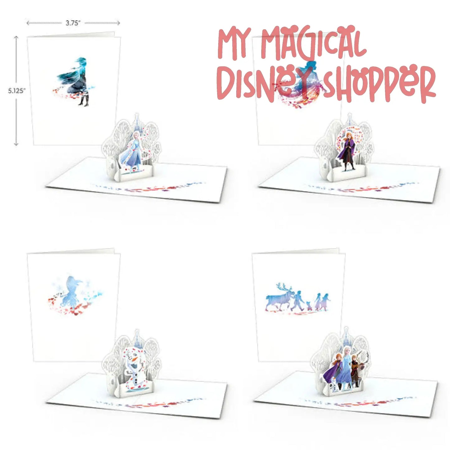 Disney Frozen 2 Pop-Up Cards (Assorted 4-Pack)