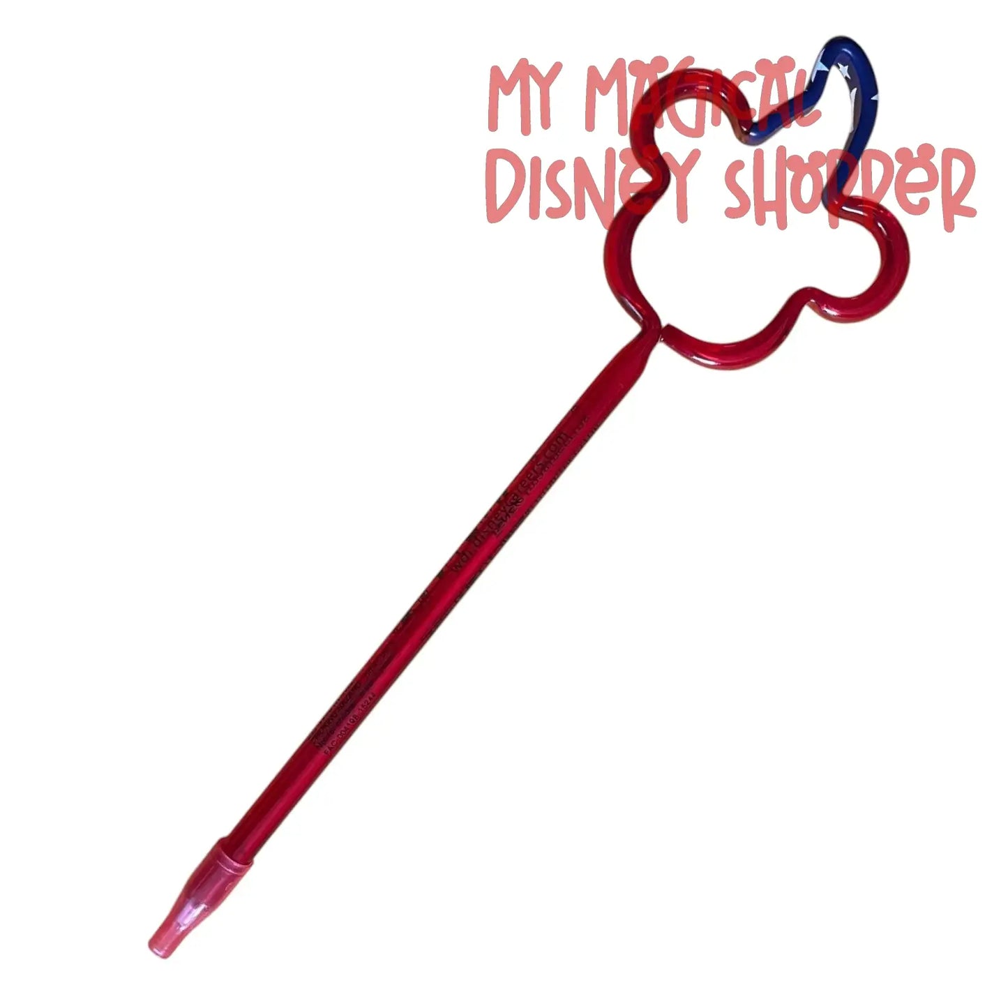Disney Imagineering Sorcerer Mickey Stick Pen - Red