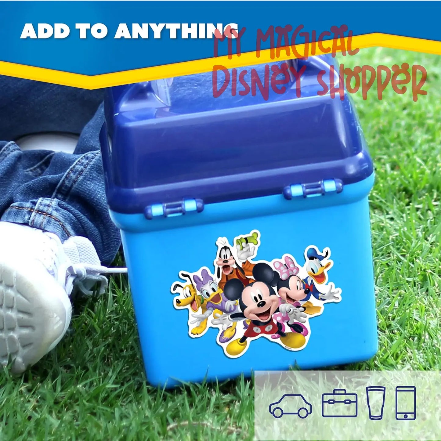 Disney Junior Mickey Mouse Clubhouse Waterproof Decals - Set of 13