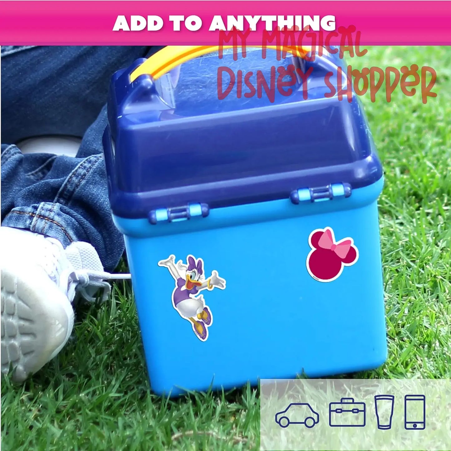 Disney Junior Minnie Mouse Waterproof Decals - Set of 12