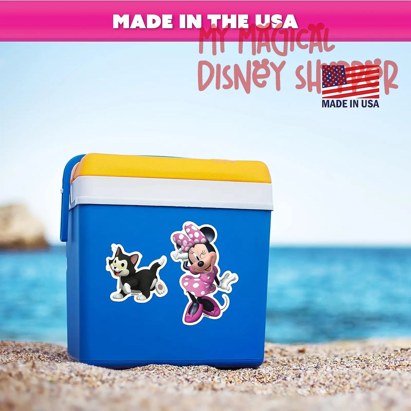 Disney Junior Minnie Mouse Waterproof Decals - Set of 12