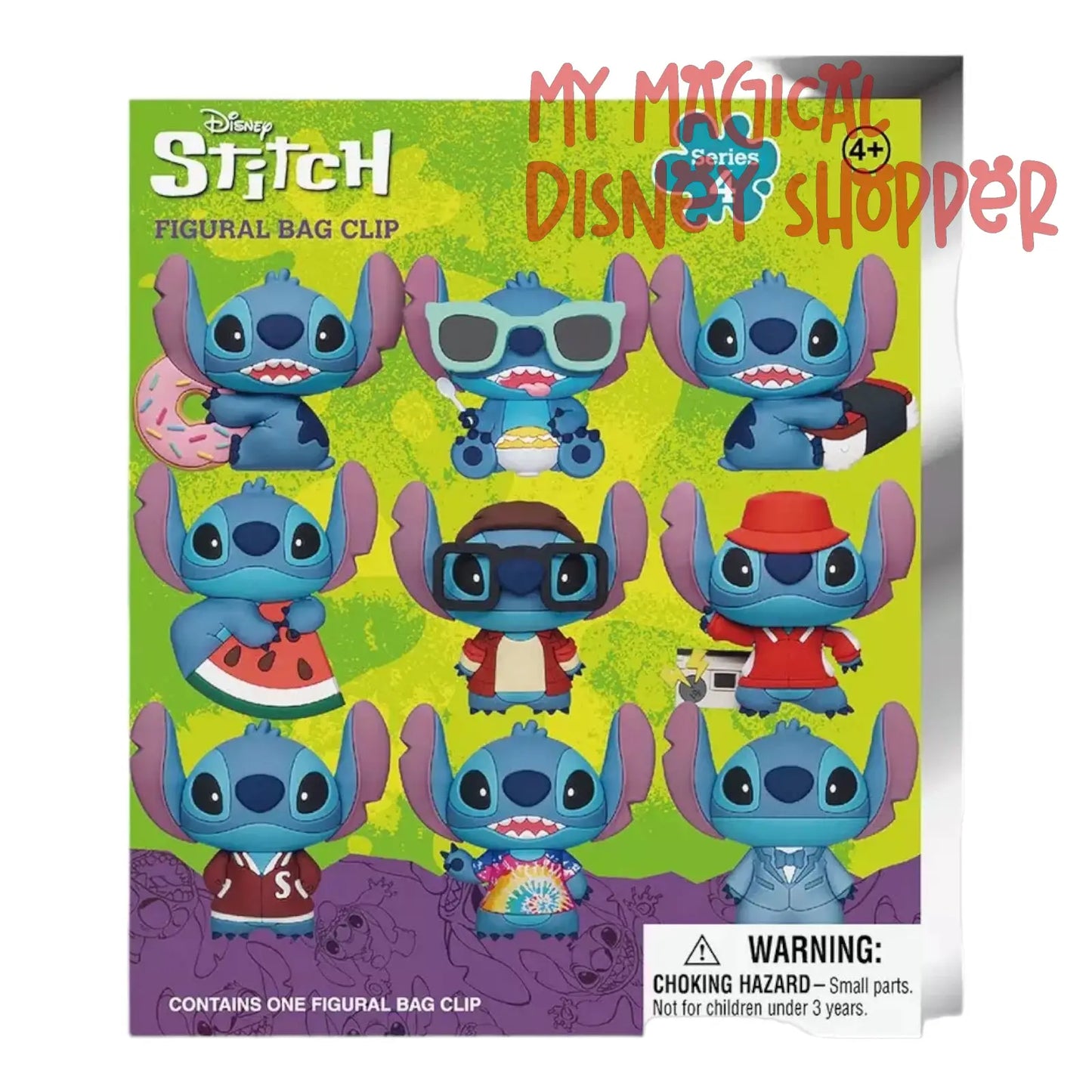Disney Lilo & Stitch Series 4 Blind Bag Figural Key Chain