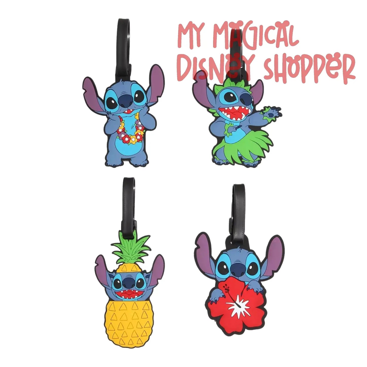 Disney Lilo & Stitch Tropical Stitch Luggage Tag