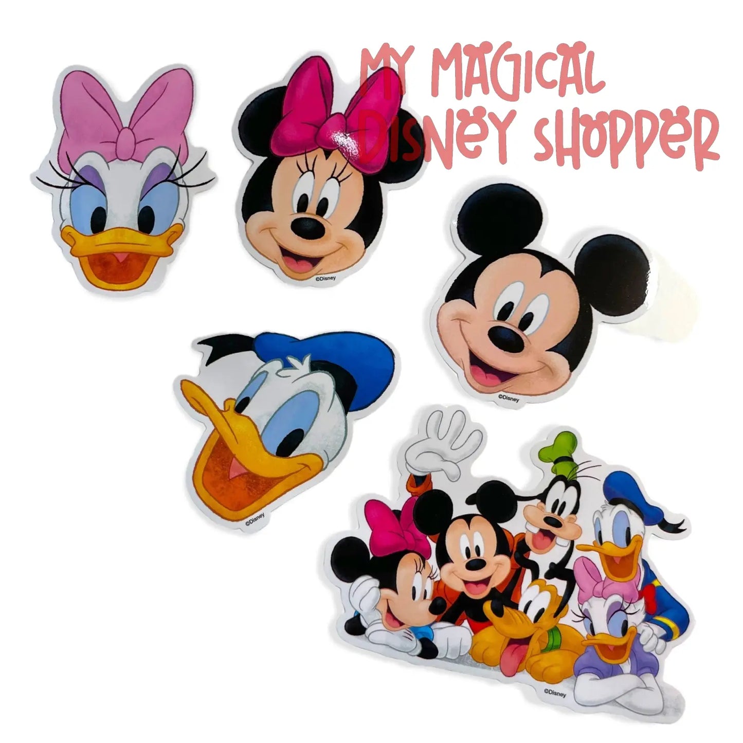 Disney Mickey and Friends Fab Four Stickers - 5 Stickers