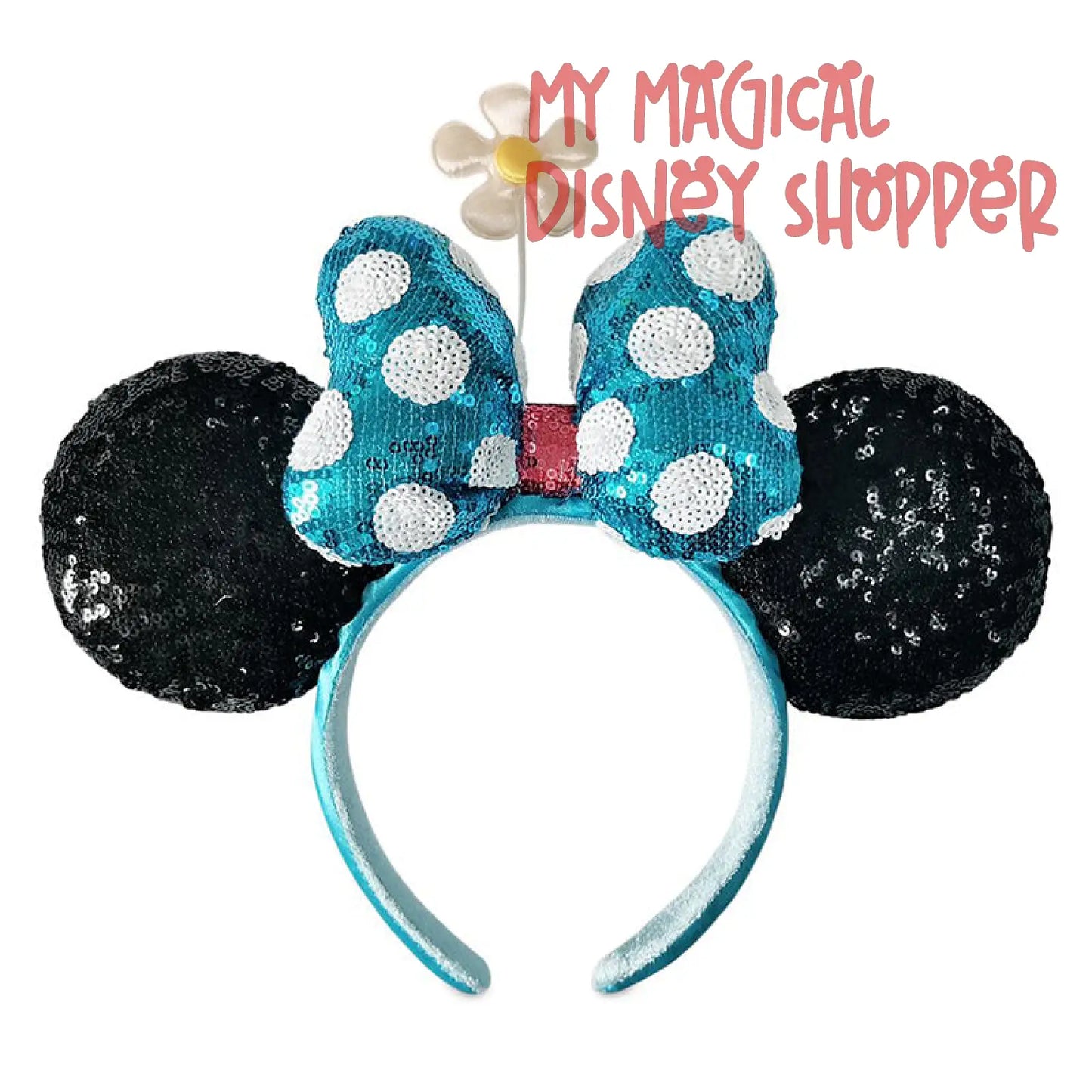 Disney Minnie Ears Headband - Classic Minnie Mouse With Flower