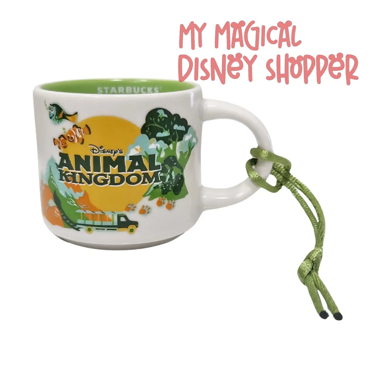 Animal Kingdom Mug Disney Ornament - Starbucks Discovery Series