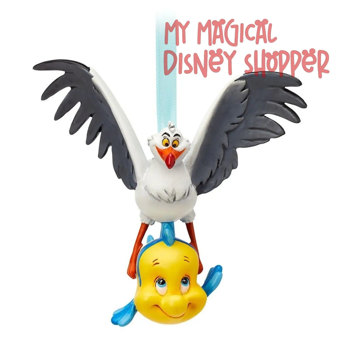 Disney Ornament - The Little Mermaid - Flounder And Scuttle