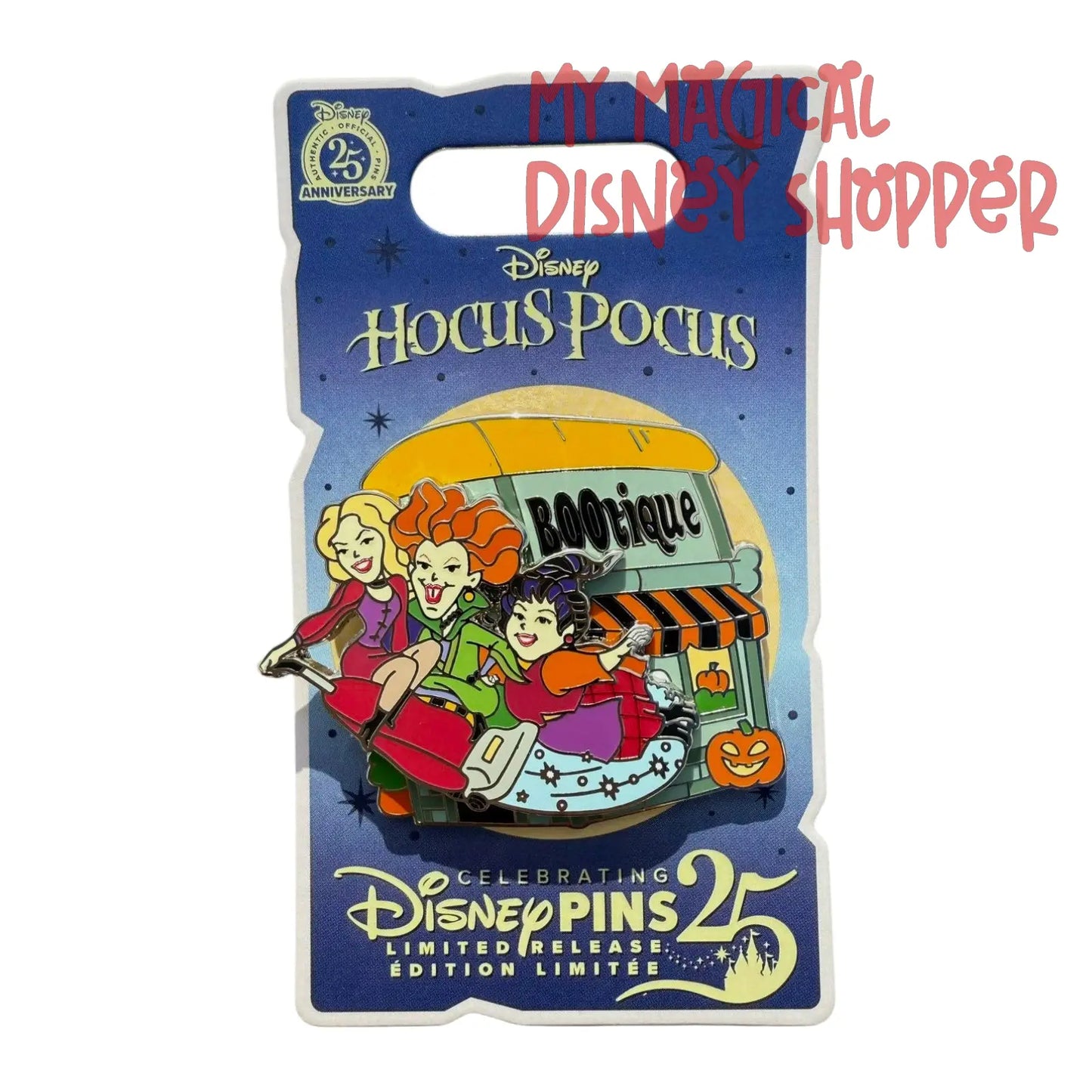 Disney Parks 2025 Limited Release Hocus Pocus Boutique Pin