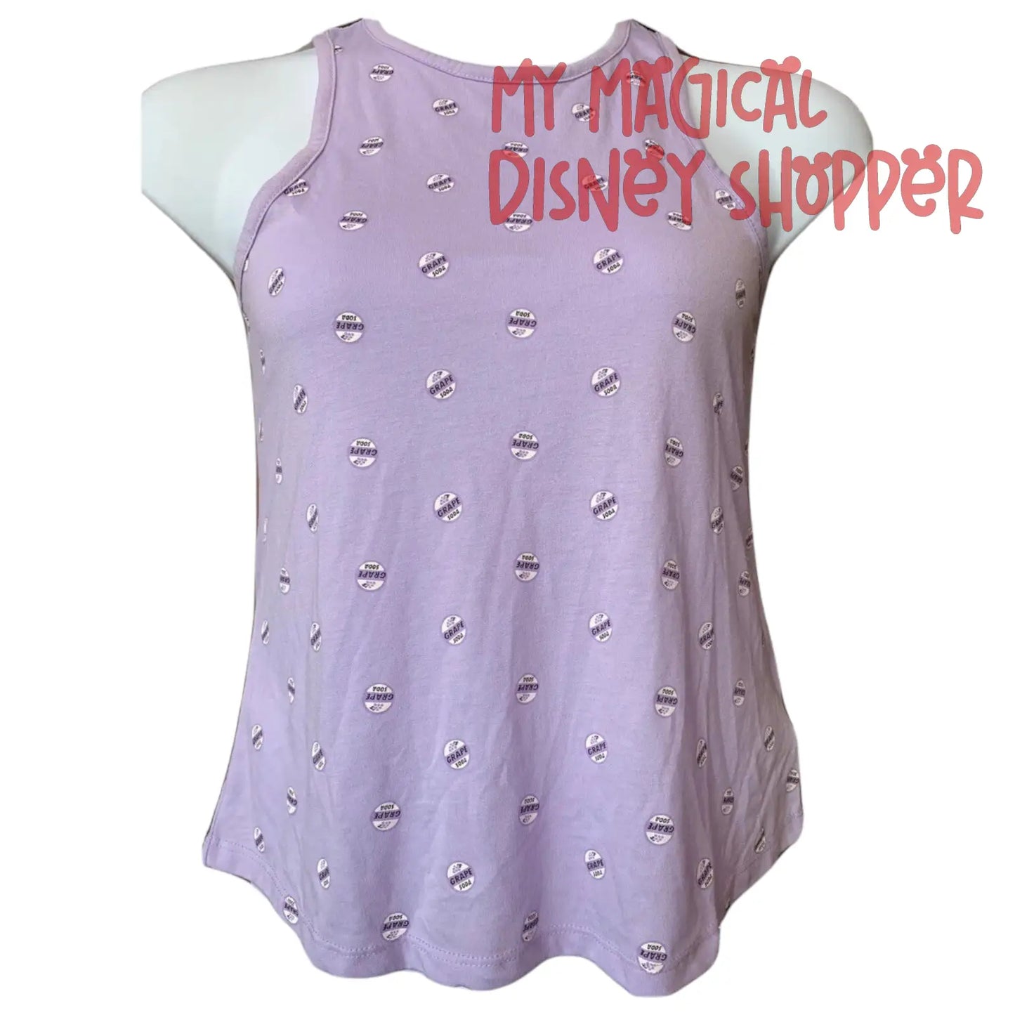Disney Parks Grape Soda Racer Back Tank Top
