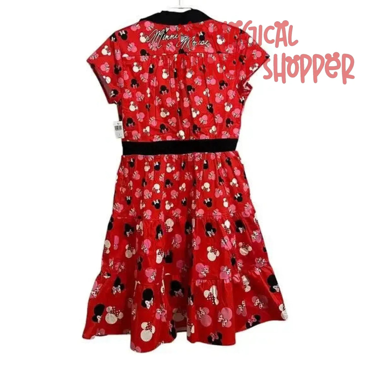 Disney Parks Minnie Mouse Fit & Flare Retro Swing Dress - Size Small