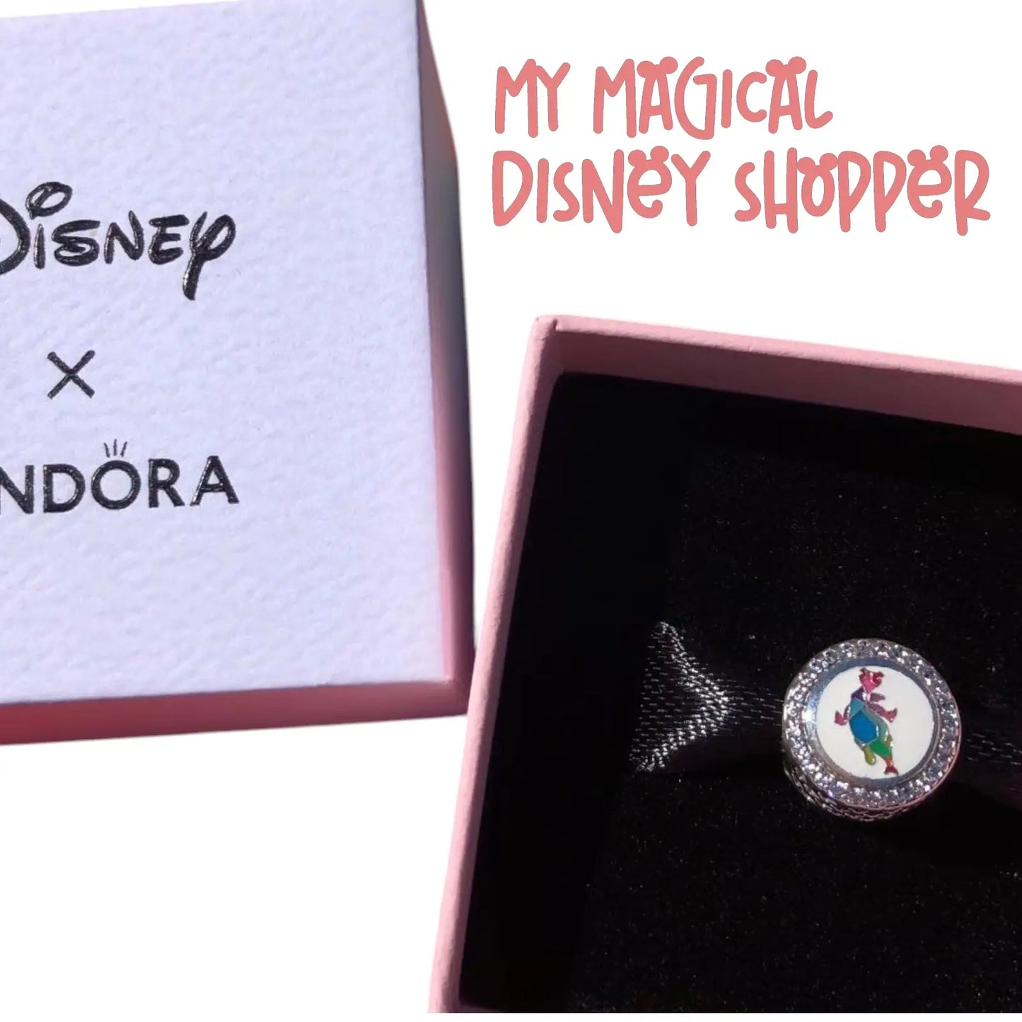 Disney Parks Reimagined Epcot Center Figment Spaceship Earth Pandora Charm