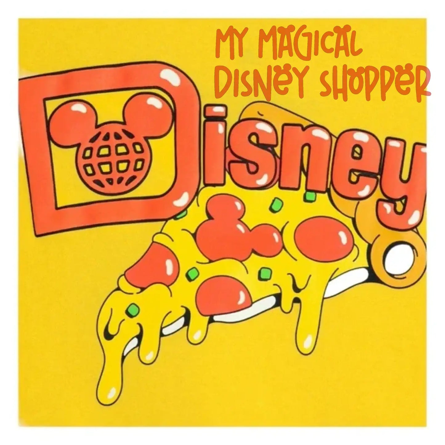 Disney Parks Disney World Eats Mickey Mouse Pizza Adult Spirit Jersey - Adult XL