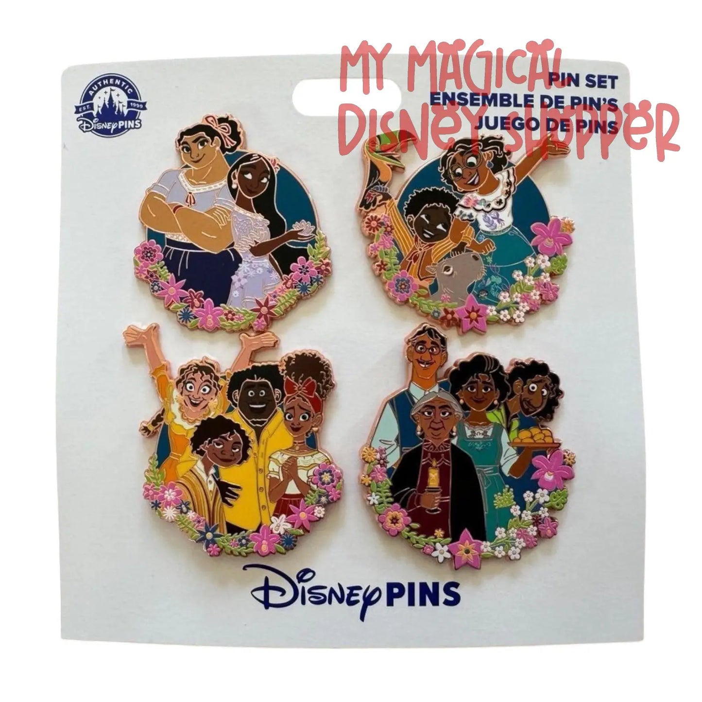 Disney Pin Set - Encanto Madrigal Family 4 Pack