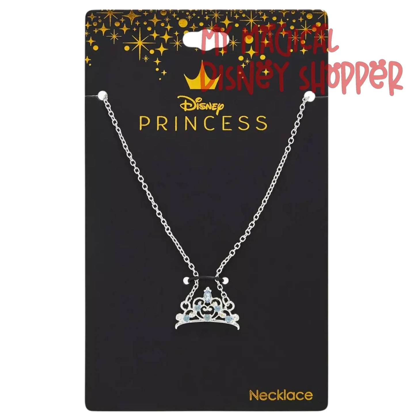 Disney Princess Cinderella Crown Necklace ✨👑💙