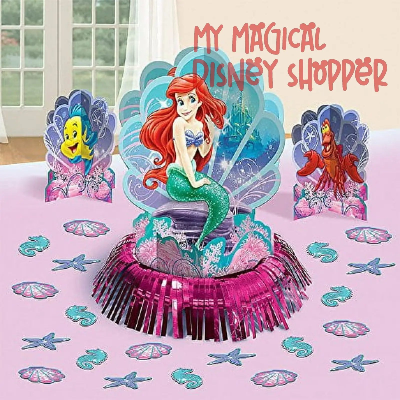 Disney Princess Little Mermaid Table Decorating Kit – My Magical WDW ...