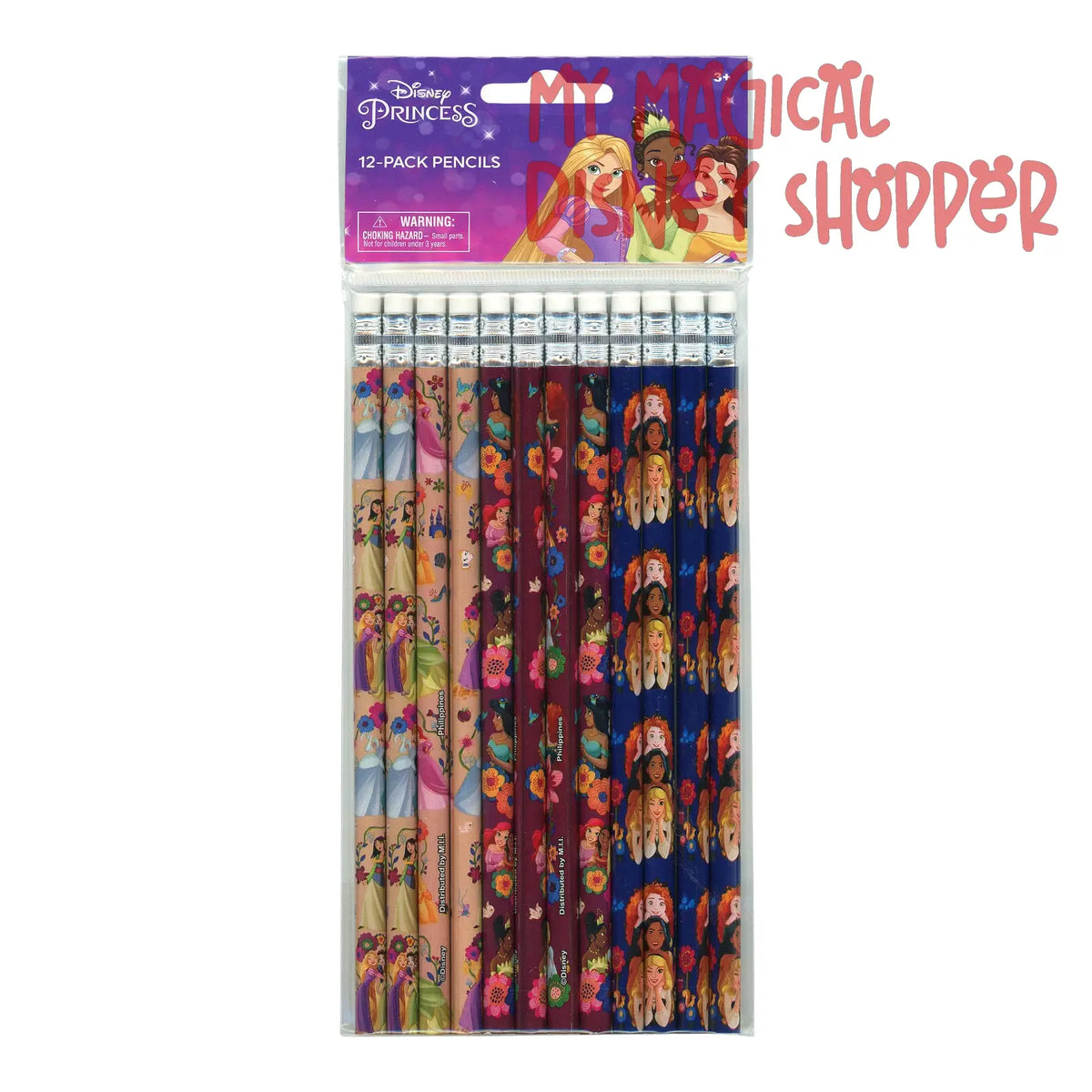 Disney Princess Pencil Set – 12 Pack 👑✏️🏰✨