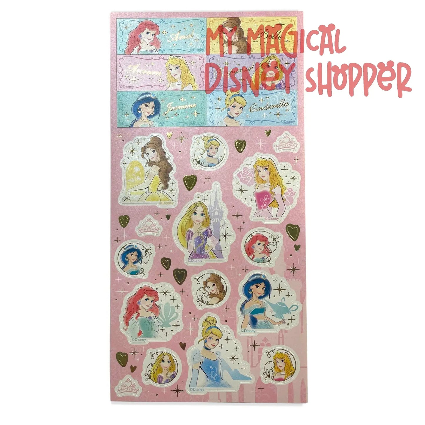 Disney Princess Stickers - 28 Pieces