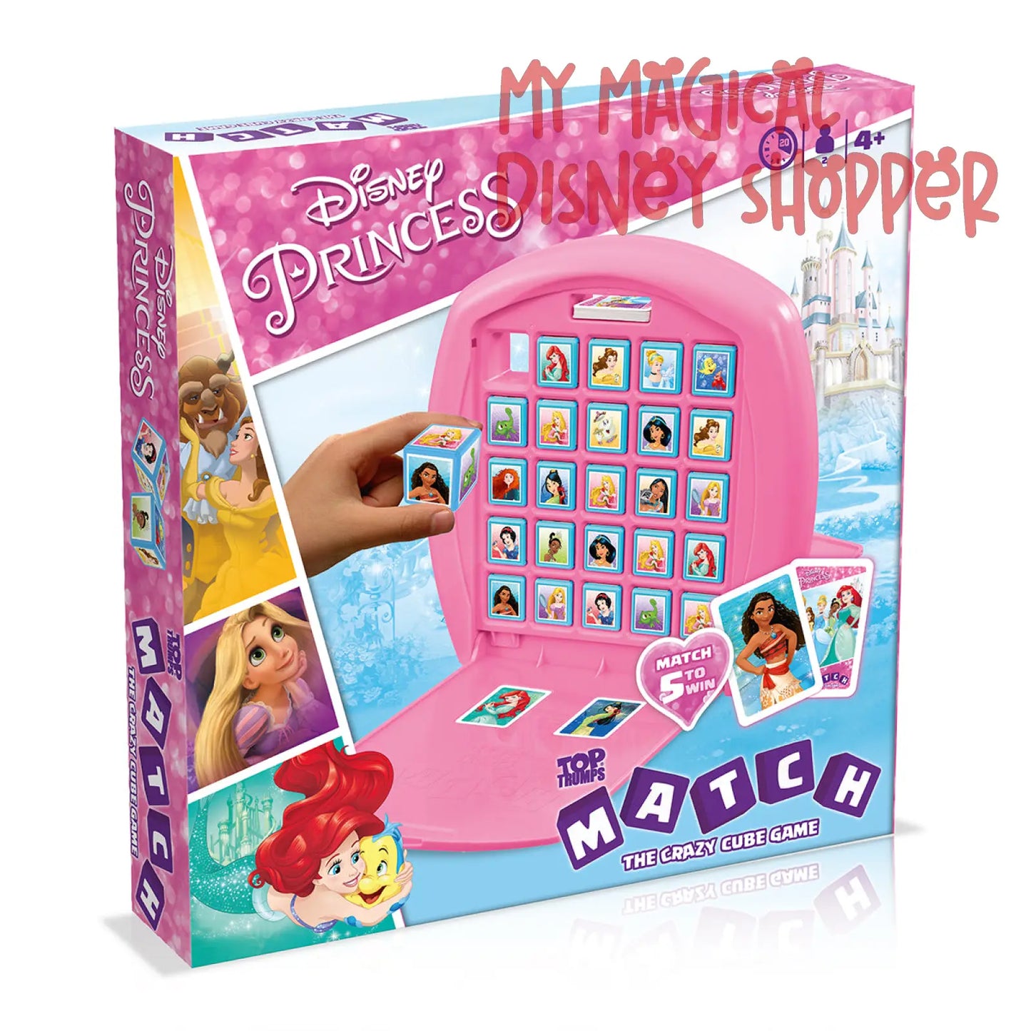 Disney Princess Top Trumps Match - The Crazy Cube Game