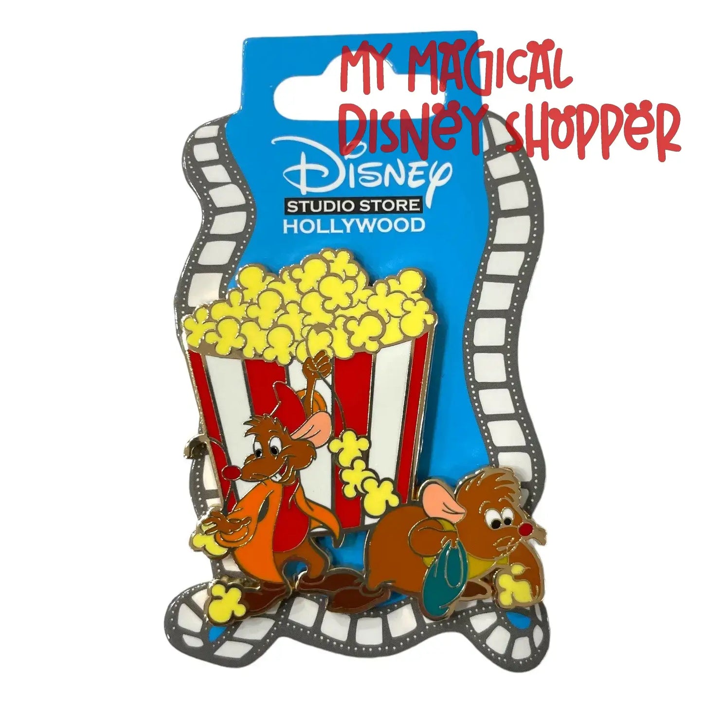 Disney Studio Store Hollywood Jaq and Gus Gus Pin - Popcorn Series