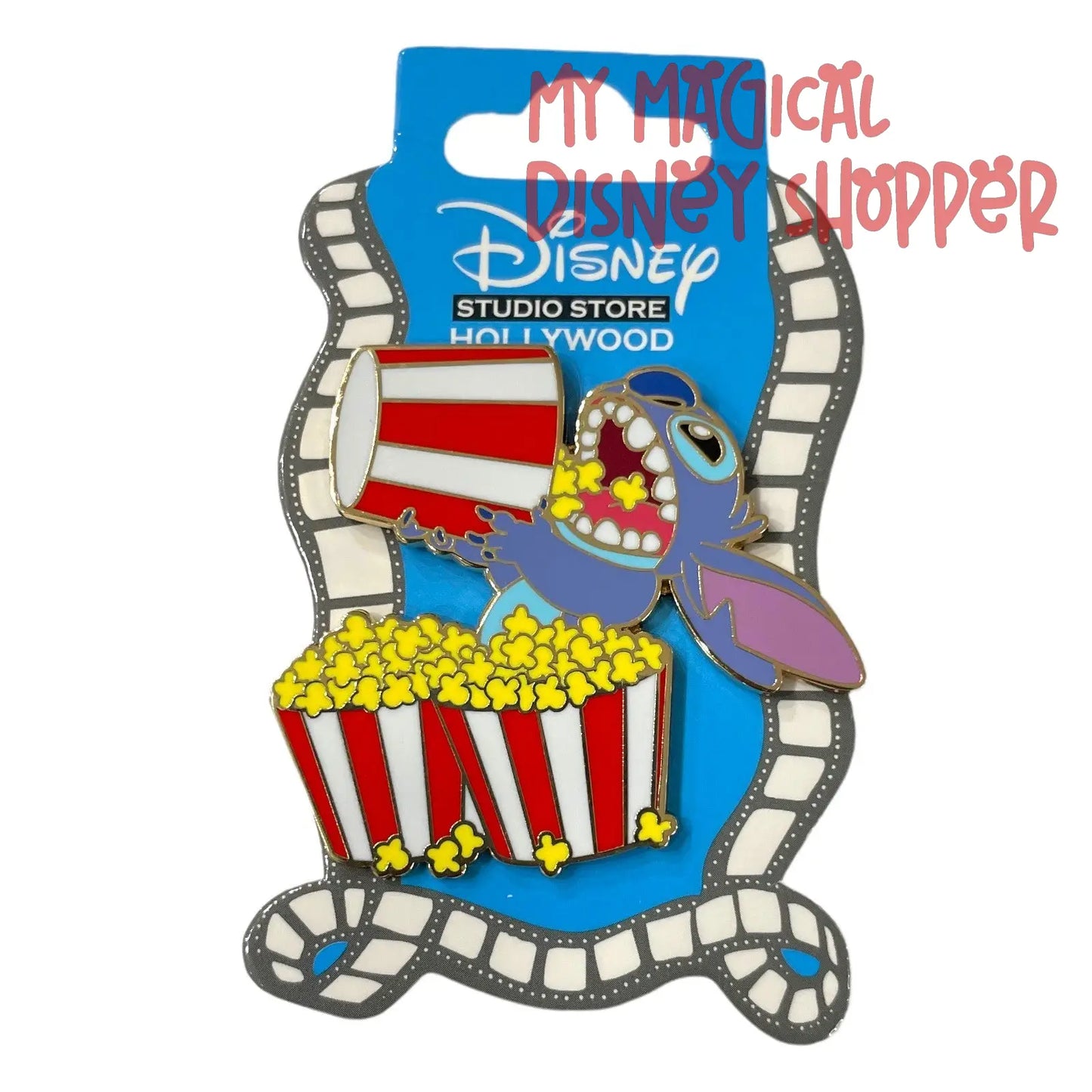 Stitch Disney Studio Store Hollywood Pin - Popcorn Series