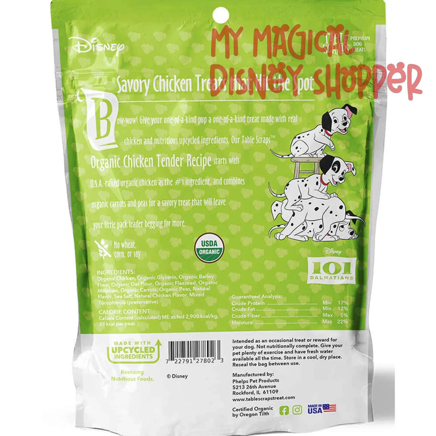 Disney Table Scraps Organic Chicken Tender Recipe Treats