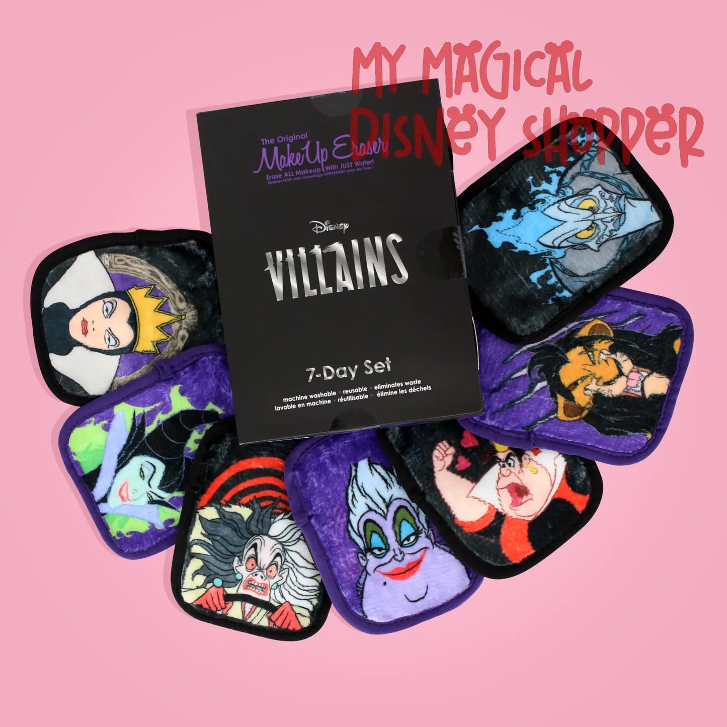 SOLD OUT Disney Villains 7-Day Set - MakeUp Eraser