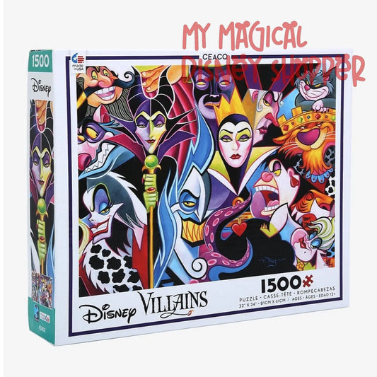 Disney Villains Collage 1500-Piece Puzzle