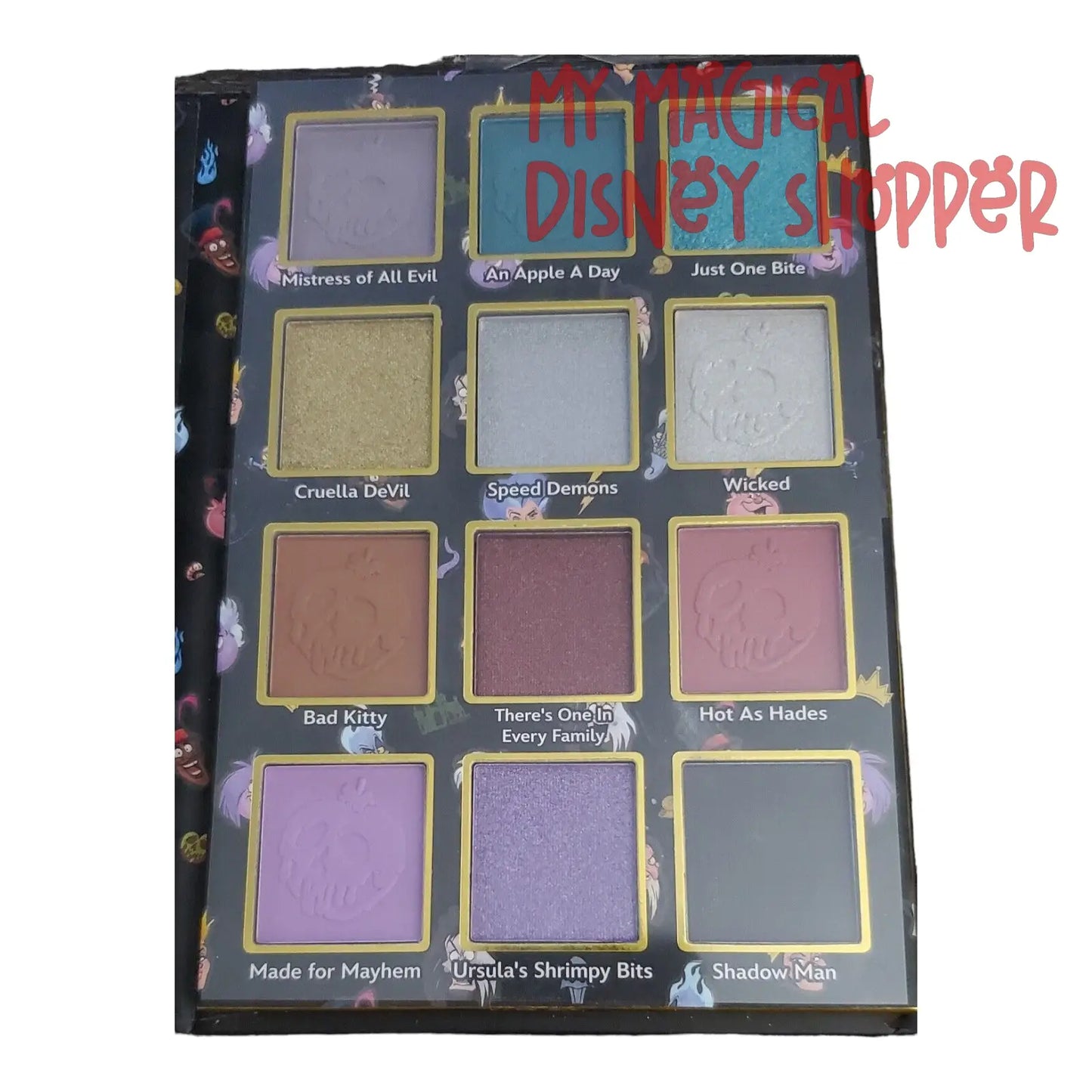 Disney Villains Eyeshadow Palette by Taste Beauty