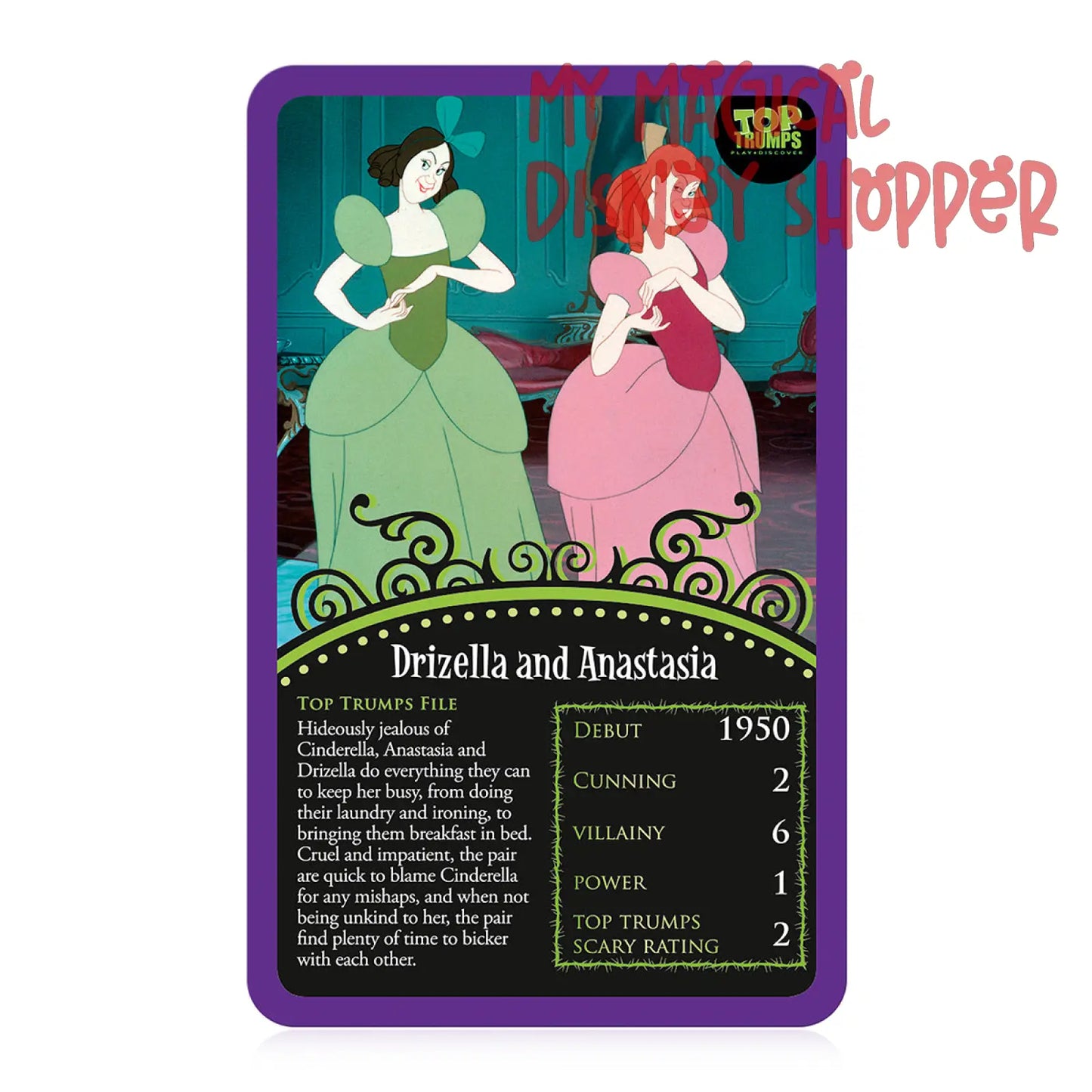 Disney Wickedly Devious Top Trumps Card Game