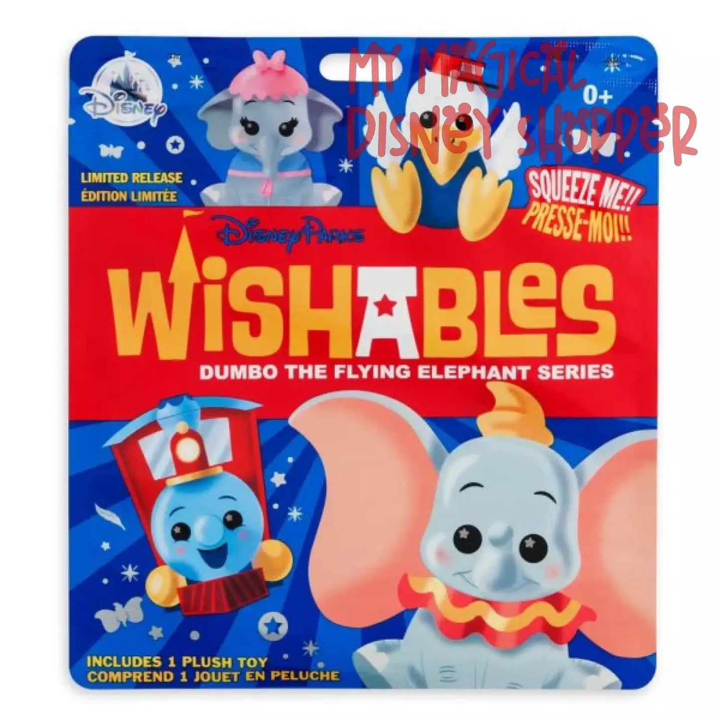 Disney Wishables Open Bag Stork - Dumbo the Flying Elephant Series
