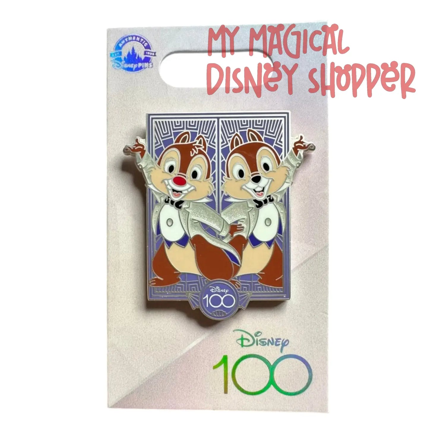 Disney100 Chip N Dale Limited Release Pin