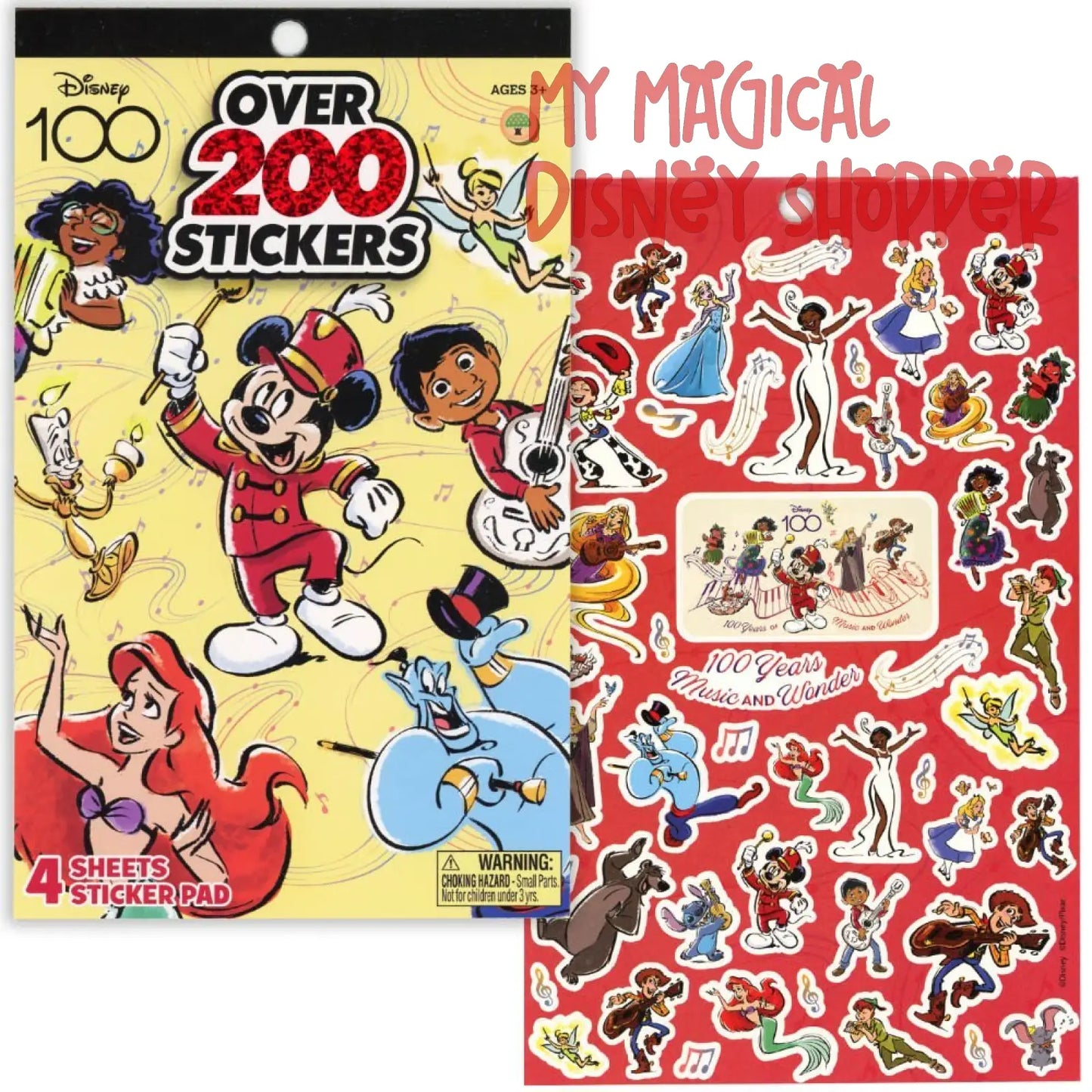 Disney100 Stickers - 200 Stickers