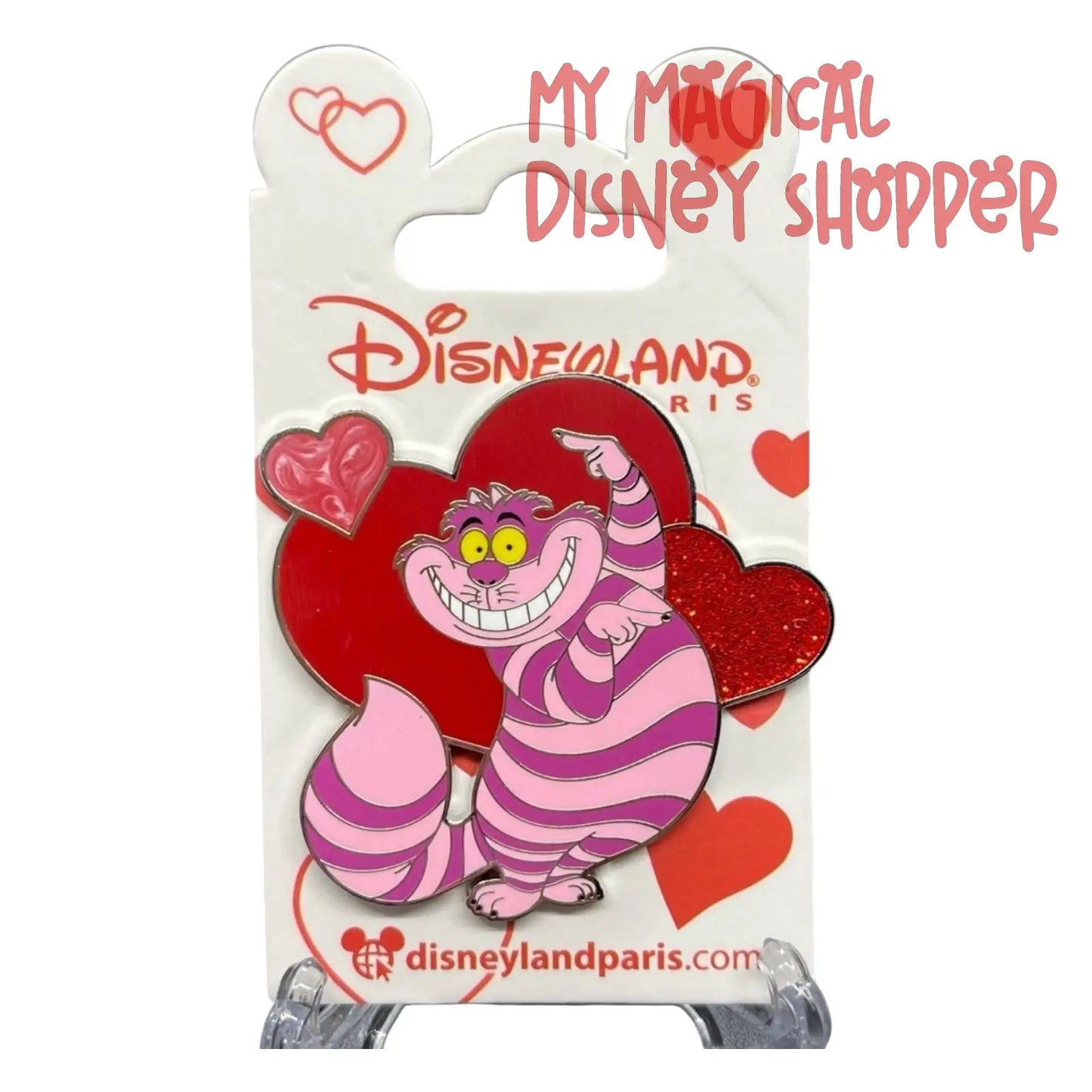Disneyland Paris Cheshire Cat Valentine's Day 2022 Pin