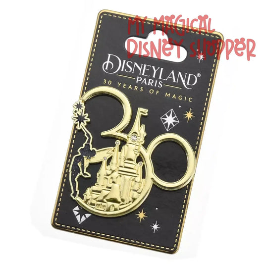 Disneyland Paris Tinker Bell 30th Anniversary Mickey Icon Pin