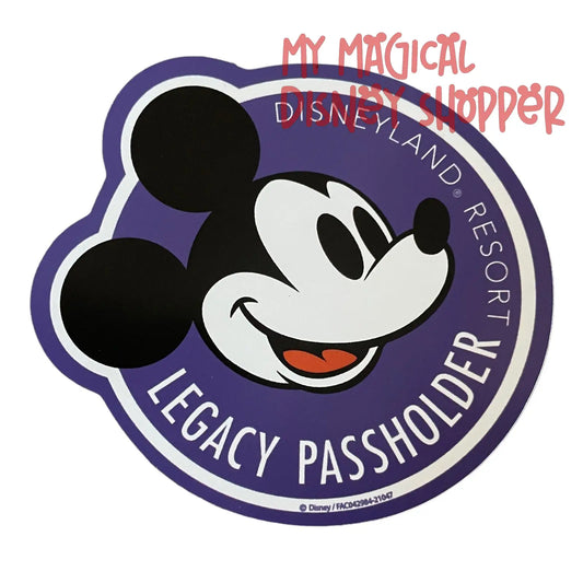 DIsneyland Resort Legacy Passholder Annual AP Magnet