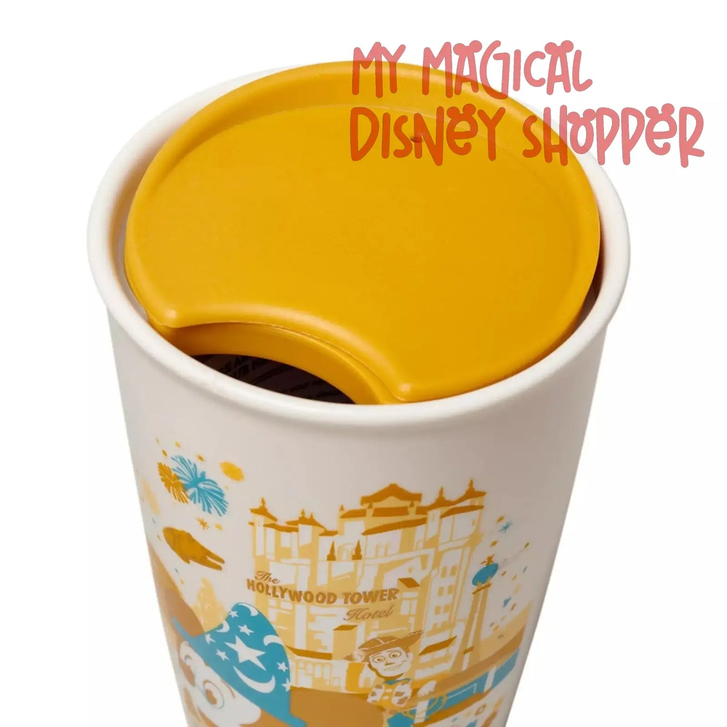Disney's Hollywood Studios Starbucks Ceramic Travel Tumbler