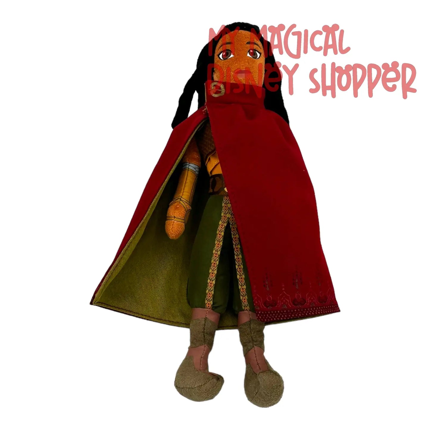Disney's Raya and the Last Dragon Plush With A Removable Cape