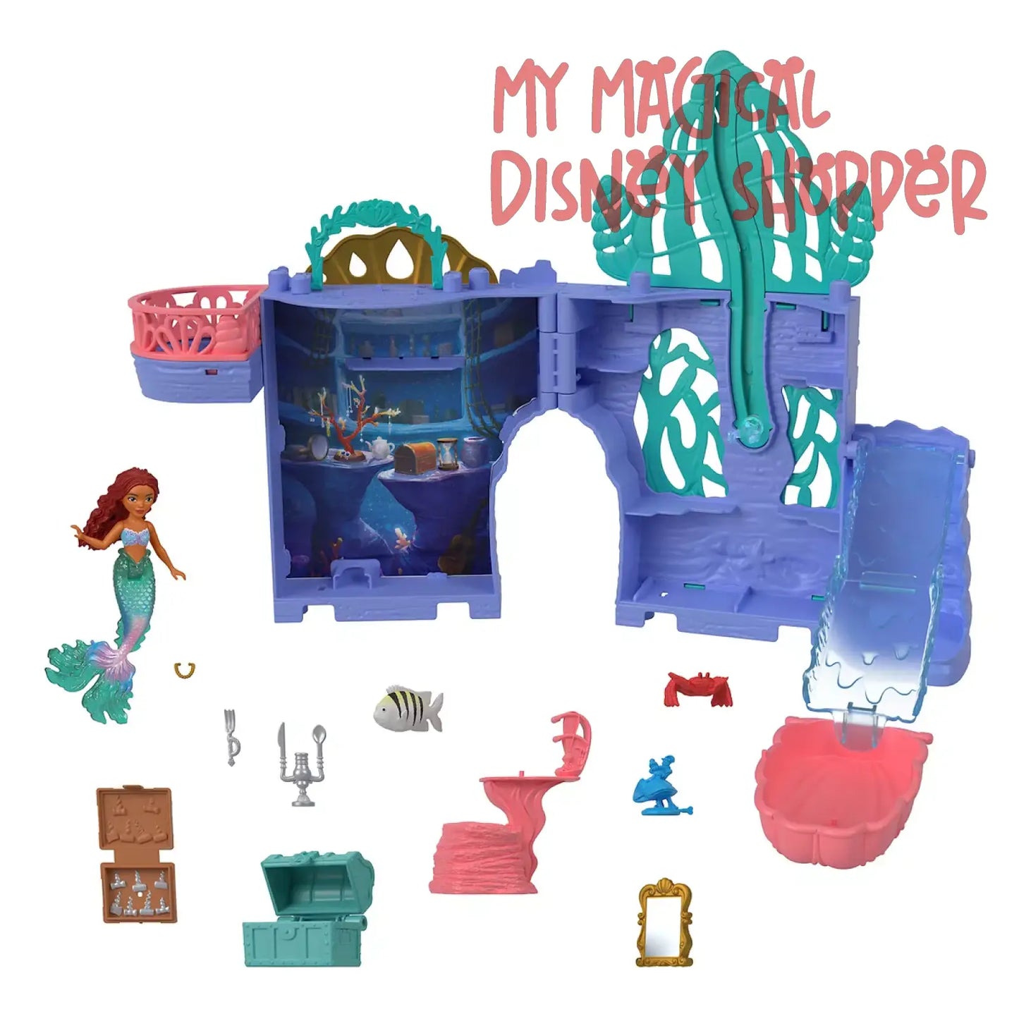 Disney's The Little Mermaid Storytime Stackers Ariel's Grotto Playset by Mattel